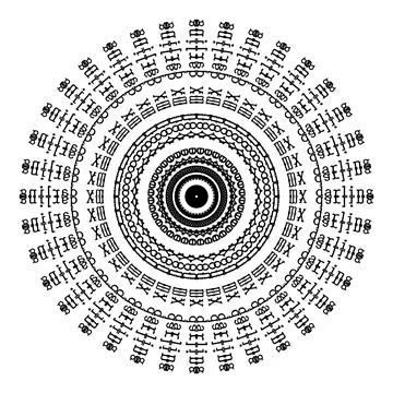 Abstract pattern vector desgin illustration Stock Illustration