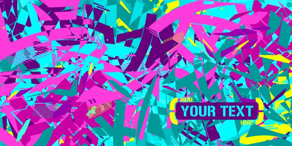 Abstract Pattern Vector Illustration Geometric Background Art Stock Illustration