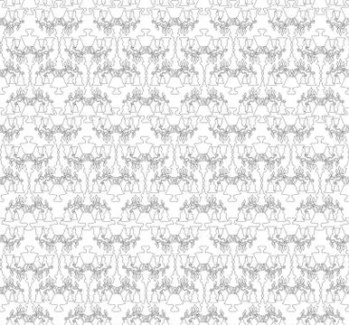 Abstract pattern in vintage style. Geometric seamless ornament Stock Illustration