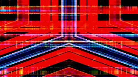 Abstract Pattern VJ Loop Check Grid Lines Stripes Cross Stock Footage 153391251