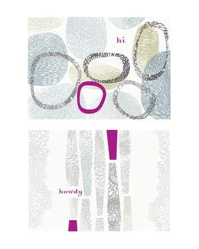 Abstract pattern wall art print and poster. Stock Illustration