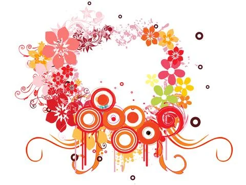 Abstract pattern wallpaper Stock Illustration