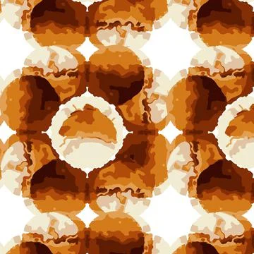 Abstract pattern of warm gold color with honey beeswax. Bee honey pattern wit Illustrazione stock