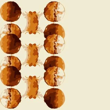 Abstract pattern of warm gold color with honey beeswax. Bee honey pattern wit Stock Illustration