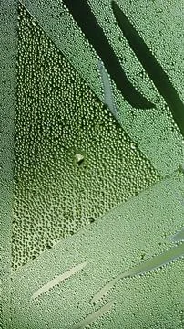Abstract pattern of water drops on glass Stock Photos