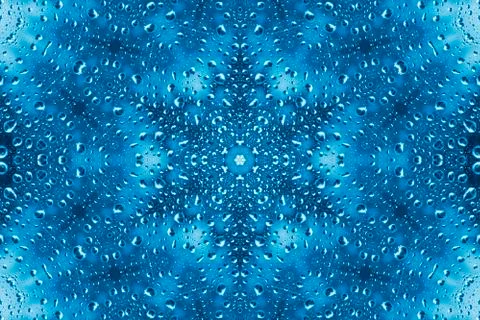 Abstract pattern of water drops Stock Illustration