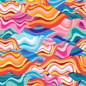 Abstract pattern wave Stock Illustration