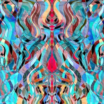 Abstract pattern wave イラスト素材