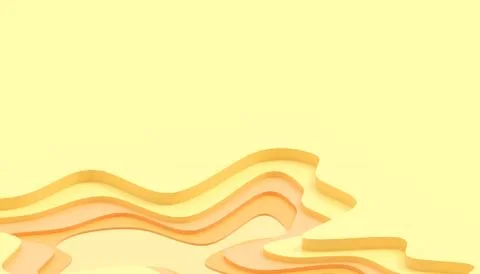 Abstract Pattern Waves Yellow background paper Modern ideas Geometric shapes Stockillustratie