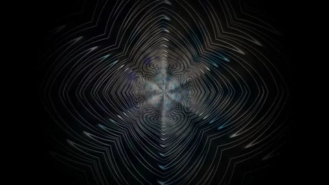Abstract pattern with wavy lines on dark background Stock Footage 340007232