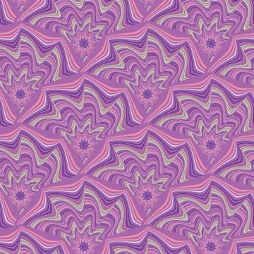 Abstract pattern of wavy lines Stock Illustration