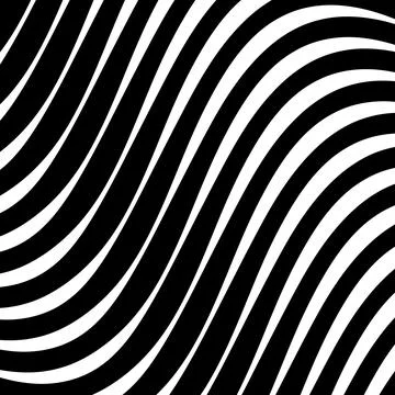 Abstract  pattern with wavy lines Stock Illustration