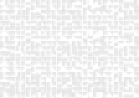 Abstract pattern white and gray square grid pixels background and texture. Stock Illustration