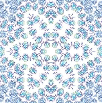 Abstract pattern on white Background with abstract blue pattern on white C... Stock Photos