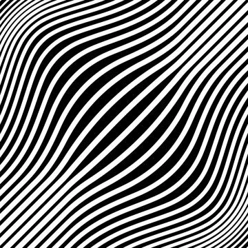 Abstract  pattern with white curved lines Stock Illustration