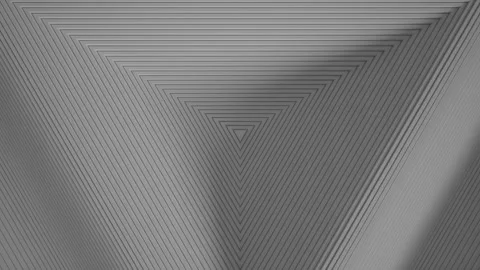 Abstract pattern of white triangles with an offset effect. Animation of rings fo Video stock 164780165