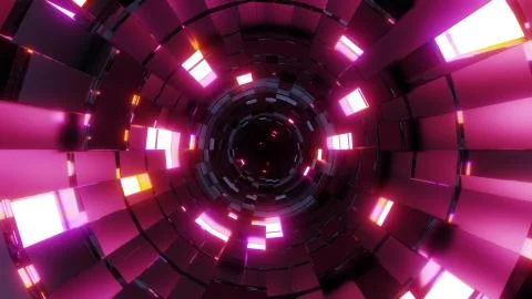 Abstract pattern with wireframe and nice colorful glow design 3d illustration Stock Illustration