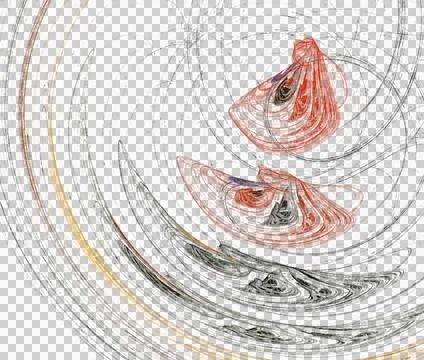 Abstract pattern without background Stock Illustration