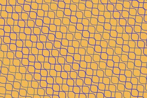 Abstract pattern of yellow and purple geometric shapes Stock Illustration