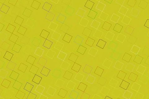 Abstract pattern with yellow background and square outlines 스톡 일러스트