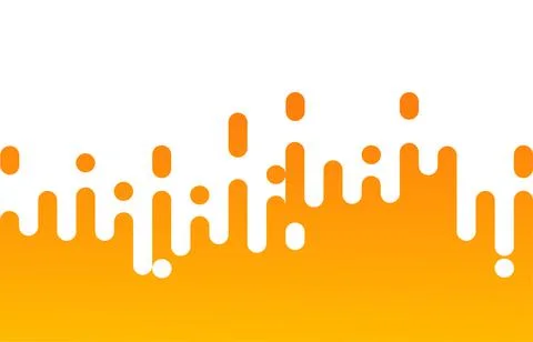 Abstract pattern yellow mustard Rounded Lines Halftone Transition. Stock Illustration