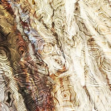 Abstract patterned background featuring intricate concentric lines and organic Stock Illustration