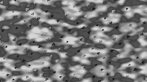 Abstract Patterning Motion Field Creating Mesmerizing Gentle Shapes in Gray.. Vídeo Stock 330120026