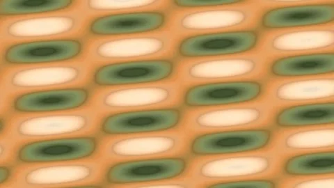 Abstract Patterning Repeating Ellipses Creating Warm Green Beige Textured V.. Stock Footage 328298990