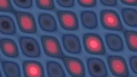 Abstract Patterning Shapes Gradient Colors in Soft Repeating Ovals Slowly S.. Stock-Footage 327605195