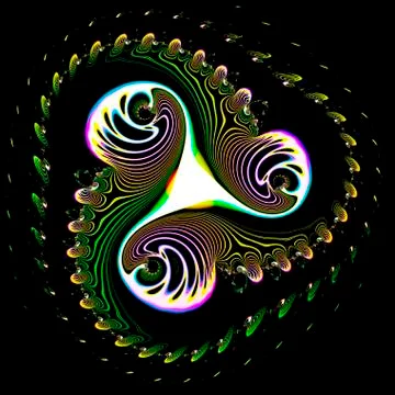 Abstract patterns artwork Illustration