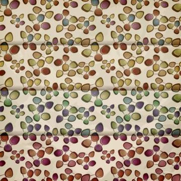 Abstract patterns with cartoon scheme of connections Illustrazione stock