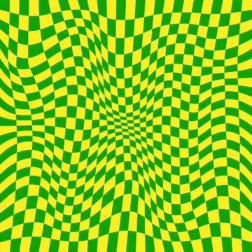 Abstract patterns of color flag of Brazil. Vector Illustration Stock Illustration