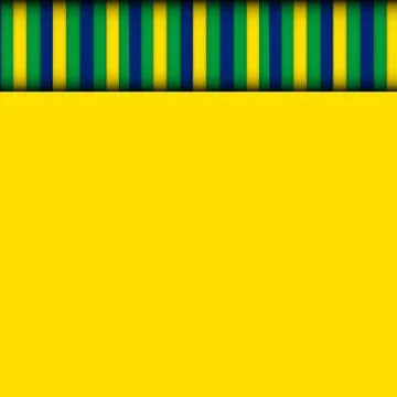 Abstract patterns of color flag of Brazil. Vector Illustration Stock Illustration