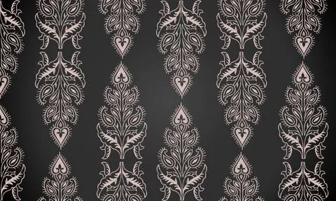 Abstract patterns on dark background, dark background with patterns Stock Illustration