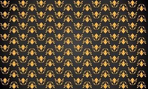 Abstract patterns on dark background, dark background with patterns Stock Illustration