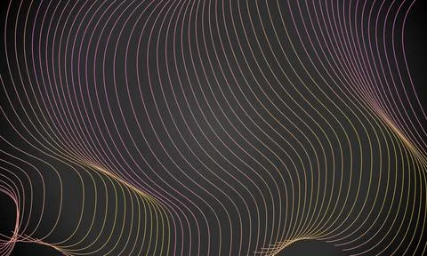 Abstract patterns on dark background, dark background with patterns Stock Illustration