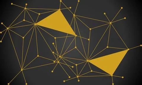 Abstract patterns on dark background, dark background with patterns Stock Illustration