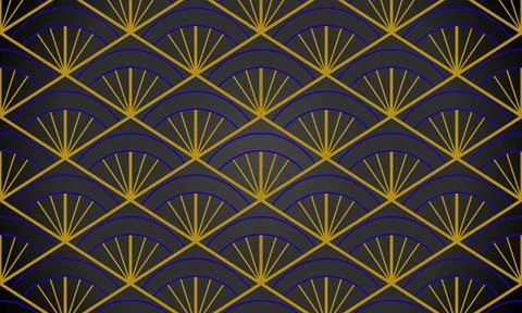 Abstract patterns on dark background, dark background with patterns Stock Illustration