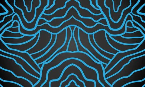 Abstract patterns on dark background, dark background with patterns Stock Illustration