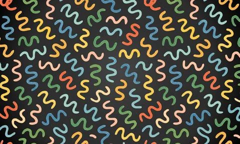 Abstract patterns on dark background, dark background with patterns Illustrazione stock