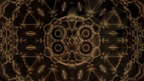 Abstract patterns in dark colors with intricate designs Stock Footage 340031352