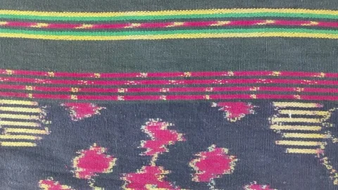 Abstract patterns of a fabric Stock Footage 265036024