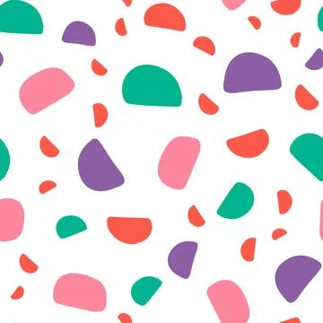 Abstract patterns, geometric shapes for textiles, prints. Modern art Stock Illustration