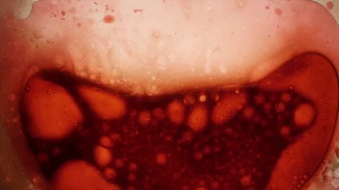 Abstract Patterns of Ink in Water Stock Footage 76992338