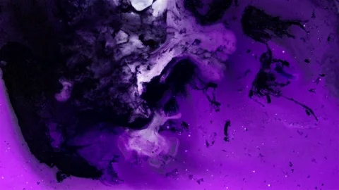 Abstract patterns of ink on water Vídeos de archivo 101477032