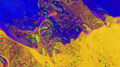Abstract Patterns Of Ink In Water Stock Footage 150432042