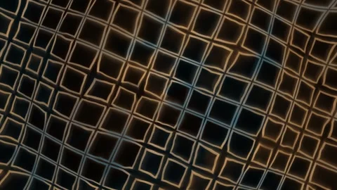 Abstract patterns of intersecting lines and shapes in dark Stock Footage 339804856