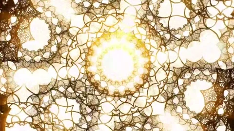 Abstract patterns of light and shape create a mesmerizing display Stock Footage 320388125