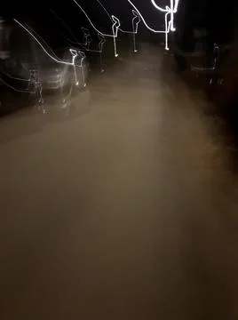 Abstract patterns of light in the dark - Lilleaker Foto stock