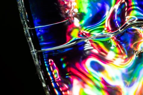 Abstract Patterns . Microscopic View 库存照片